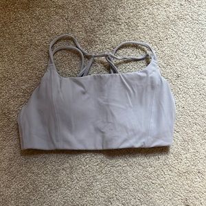 Athleta: Lavender sports bra (matching leggings listed)